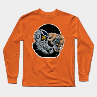 Astronaut - Cat and Fish Long Sleeve T-Shirt